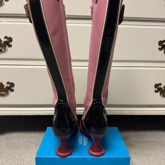 Mini SugarCandy Buckled Tall boots with Zipper - Picture 3 of 6